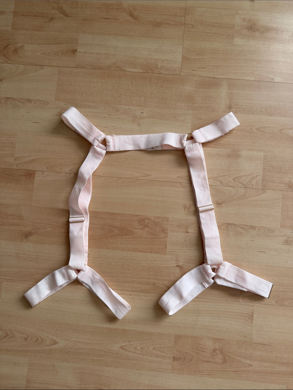 We Are HAH (Hot As Hell) Strung Out Garters | Au Naturale / Pale Blush